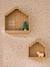 Lot 2 étagères maison beige 1 - vertbaudet enfant 