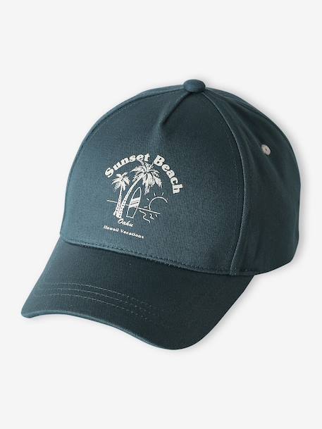 Casquette garçon ajustable 'Sunset beach' vert 1 - vertbaudet enfant 