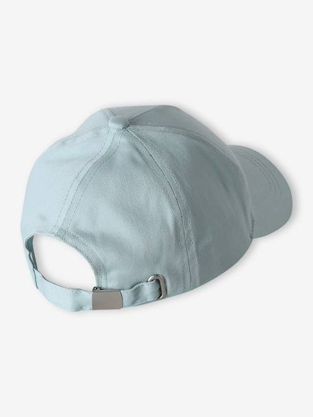 Casquette enfant fille coeur brodé bleu pâle+vert d'eau 7 - vertbaudet enfant 