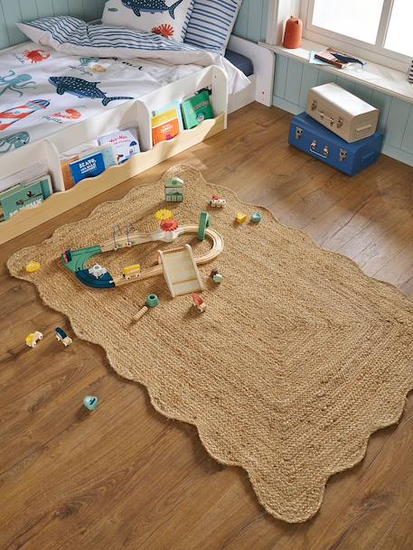Tapis rectangle en jute FESTON beige 2 - vertbaudet enfant 