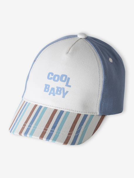 Casquette bébé garçon vert sauge 1 - vertbaudet enfant 