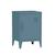 Lot de 2 tables de chevet industrielle métal, 1 porte Bleu gris+Lilas 6 - vertbaudet enfant 