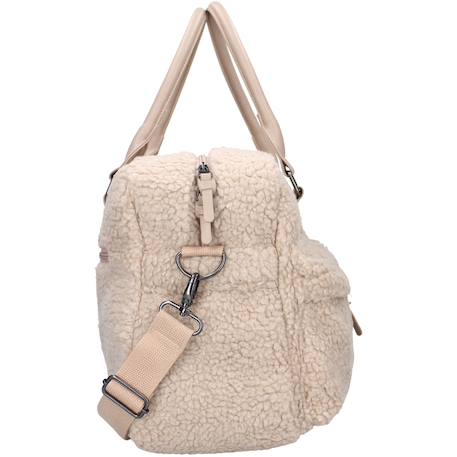 Sac à langer sherpa léopard Caramel, noir+Ecru 9 - vertbaudet enfant 