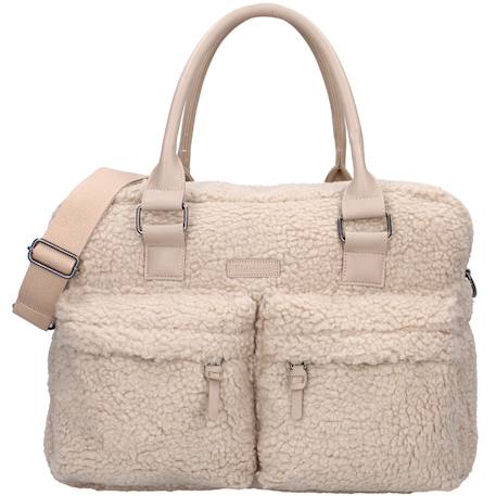 Sac à langer sherpa léopard Caramel, noir+Ecru 8 - vertbaudet enfant 
