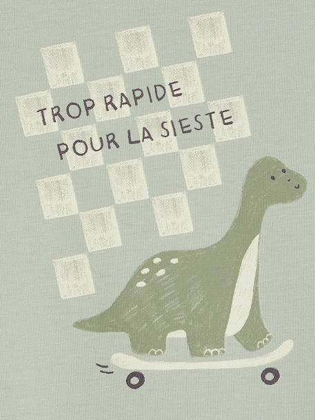 T-shirt fantaisie bébé garçon vanille+vert d'eau 6 - vertbaudet enfant 