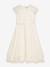 Robe de cérémonie DXYNTHIA avec haut en dentelle, fille DANAMADE, ivoire blanc 1 - vertbaudet enfant 