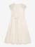 Robe de cérémonie DXYNTHIA avec haut en dentelle, fille DANAMADE, ivoire blanc 2 - vertbaudet enfant 