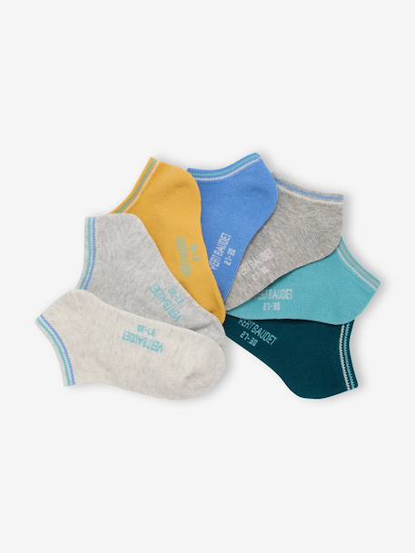 Lot de 7 paires de socquettes garçon bleu 2 - vertbaudet enfant 
