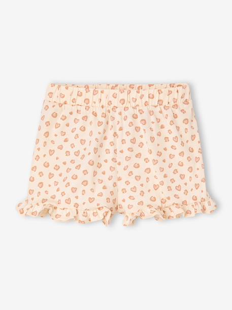 Lot 2 short à volants écru 2 - vertbaudet enfant 