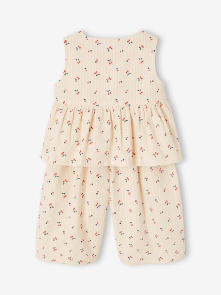 Ensemble top pantalon large bébé écru 6 - vertbaudet enfant 
