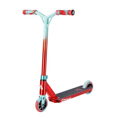 Trottinette freestyle chilli jumpstart m Rouge+Vert 1 - vertbaudet enfant 