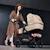 Poussette 2 en 1 Kinderkraft NEA 2 avec Nacelle Spacieuse, Roues Amorties, Siège Réversible et Pliage Compact Beige+Beige/sable+Gris+Gris clair+Noir+Noir/argent 8 - vertbaudet enfant 