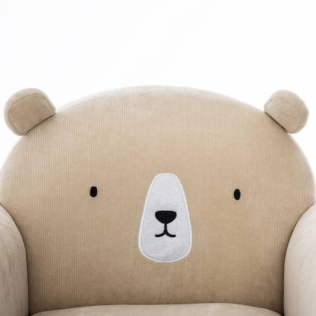 Fauteuil enfant - chat Beige+Gris 2 - vertbaudet enfant 