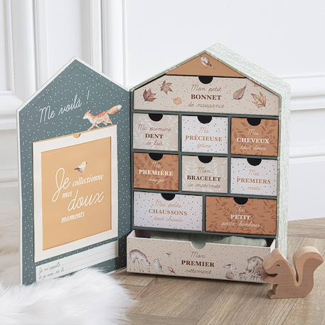 Coffret de naissance maison forêt - izar Vert 1 - vertbaudet enfant 