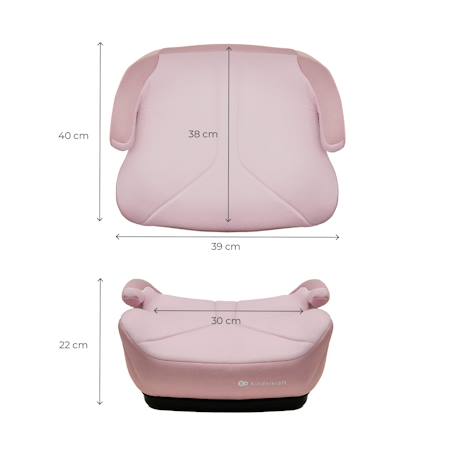 Siège auto i-boost 2  i-size Gris+Noir+Rose+Vert 17 - vertbaudet enfant 
