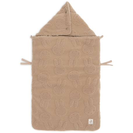 Nid d'ange passe sangle miffy jacquard teddy biscuit (groupe 0+) Marron 5 - vertbaudet enfant 