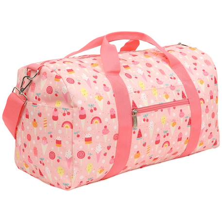 Sac de voyage crème glacée Rose, blanc, jaune 1 - vertbaudet enfant 