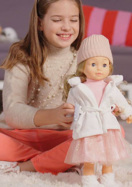 Poupée bambolina parle et chante - manteau blanc Rose pastel 4 - vertbaudet enfant 