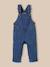 Salopette en denim bébé Denim bleu 1 - vertbaudet enfant 