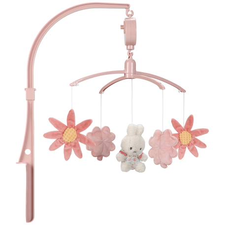 Mobile musical miffy lucky blossom Rose, beige 1 - vertbaudet enfant 