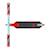Trottinette freestyle chilli jumpstart m Rouge+Vert 2 - vertbaudet enfant 