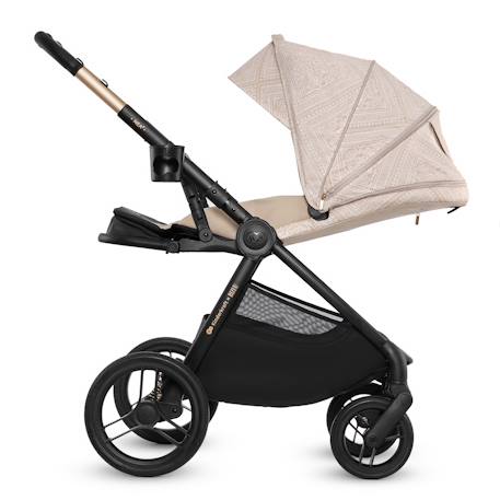 Poussette 2 en 1 Kinderkraft NEA 2 avec Nacelle Spacieuse, Roues Amorties, Siège Réversible et Pliage Compact Beige+Beige/sable+Gris+Gris clair+Noir+Noir/argent 11 - vertbaudet enfant 