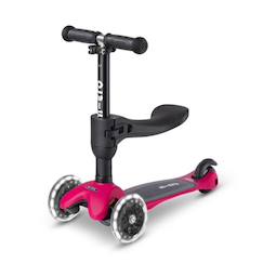 Jouet-Mini micro 3en1 lite led - framboise