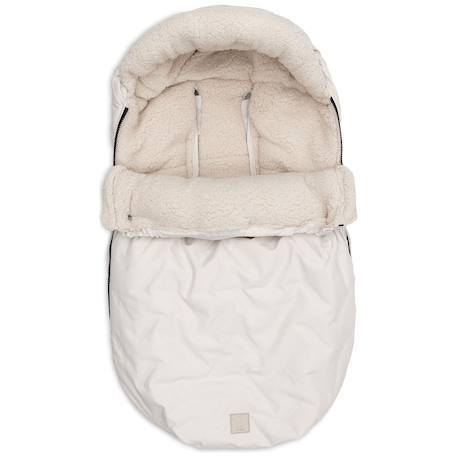 Nid d'ange passe sangle embossed sand (groupe 0+) Ecru 2 - vertbaudet enfant 