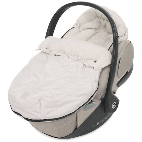 Nid d'ange passe sangle embossed sand (groupe 0+) Ecru 1 - vertbaudet enfant 