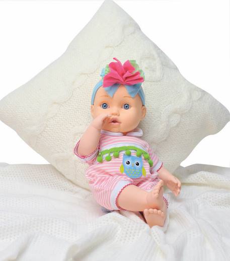 Poupon bambolina bébé mange - dit 50 mots - avec accessoires Rose fuchsia 2 - vertbaudet enfant 