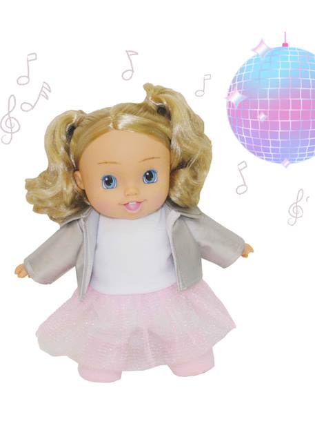 Poupée bambolina - danse avec de la musique Rose, Blanc et Gris 2 - vertbaudet enfant 