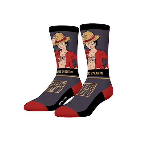 Lot de 4 paires de chaussettes  one piece Noir/gris/rouge/beige 3 - vertbaudet enfant 