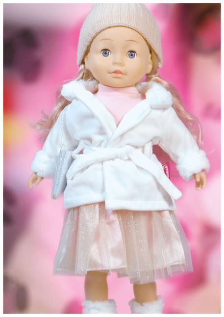Poupée bambolina parle et chante - manteau blanc Rose pastel 2 - vertbaudet enfant 