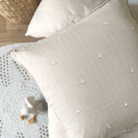 Parure de lit gaze de coton bio Petites oies 2 - vertbaudet enfant 