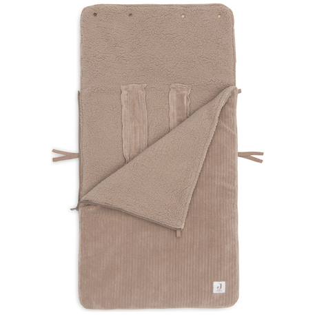 Nid d'ange passe sangle cloudy rib oatmeal (groupe 0+) Ecru+Marron 9 - vertbaudet enfant 