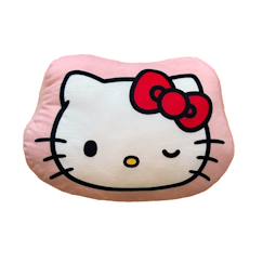 Linge de maison et décoration-Décoration-Matelas de sol, coussin-Coussin forme imprimé 100% polyester, hello kitty wink