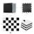 Tapis de jeu puzzle pour enfants - mousse douce et antidérapante Jaune+Noir 12 - vertbaudet enfant 