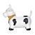 Animal sauteur gonflable Blanc - licorne+Gris - chien+Gris - poney+Gris clair - élan+Gris foncé - lapin+Noir - vache+Pistache - dino+Sable - hippo 32 - vertbaudet enfant 