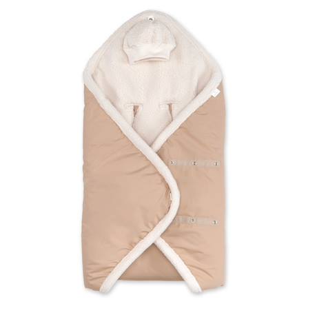Nid d'ange biside ouatiné hiver  - pady rainy - teddy Green+Natural+Neutral 7 - vertbaudet enfant 