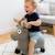 Animal sauteur gonflable Blanc - licorne+Gris - chien+Gris - poney+Gris clair - élan+Gris foncé - lapin+Noir - vache+Pistache - dino+Sable - hippo 18 - vertbaudet enfant 