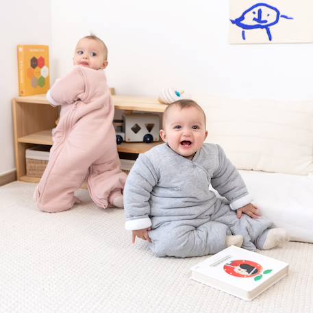 Gigoteuse jambes séparables hiver  - tog 3 pady tetra jersey - jersey Bambi+Blush+Grizou+Pudding+Sand+Wonder 11 - vertbaudet enfant 