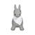 Animal sauteur gonflable Blanc - licorne+Gris - chien+Gris - poney+Gris clair - élan+Gris foncé - lapin+Noir - vache+Pistache - dino+Sable - hippo 15 - vertbaudet enfant 
