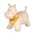 Animal sauteur gonflable Blanc - licorne+Gris - chien+Gris - poney+Gris clair - élan+Gris foncé - lapin+Noir - vache+Pistache - dino+Sable - hippo 40 - vertbaudet enfant 