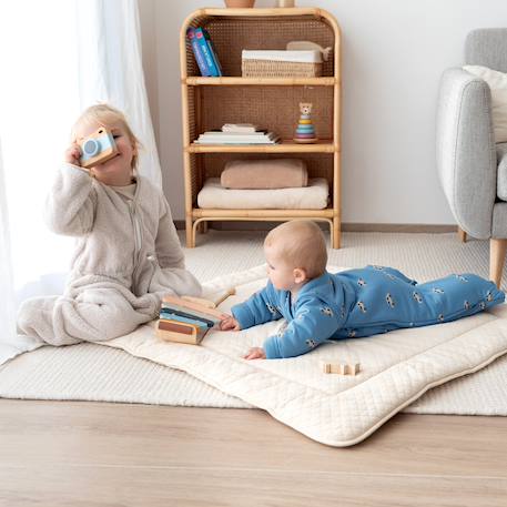 Gigoteuse jambes séparables hiver  - tog 2.5 chaud tout doux Blush+Grizou+Lunar+Marshmallow+Natural+Natural - tricolore+Noisette+Noisette tricolore+Sesame+Stone+Turquoise tricolore+Vintage 52 - vertbaudet enfant 