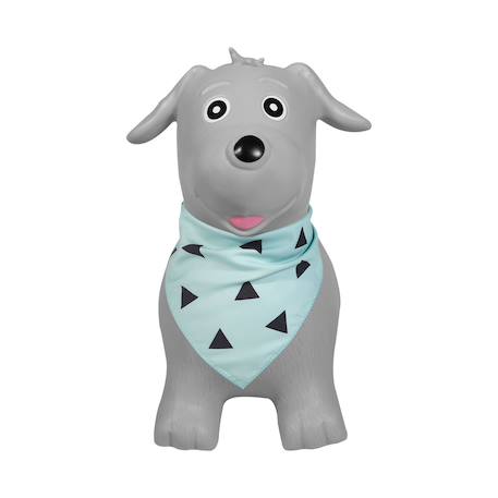 Animal sauteur gonflable Blanc - licorne+Gris - chien+Gris - poney+Gris clair - élan+Gris foncé - lapin+Noir - vache+Pistache - dino+Sable - hippo 12 - vertbaudet enfant 