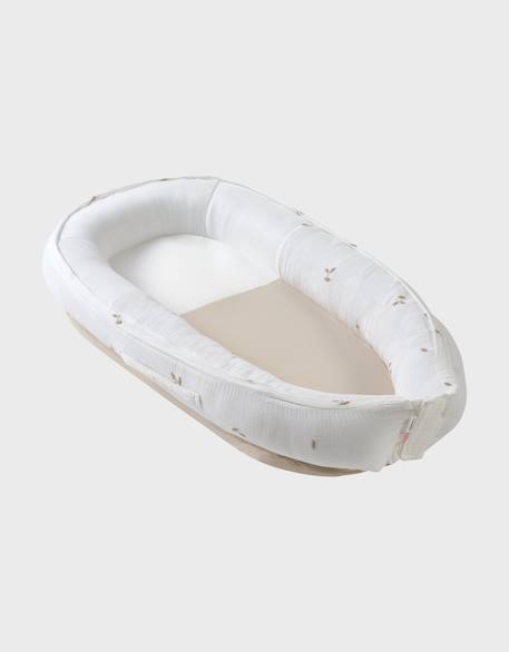 Nid bébé mousseline de coton bio Ecru 6 - vertbaudet enfant 