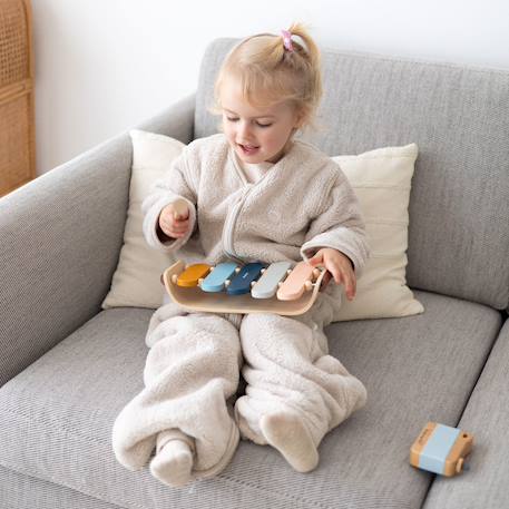 Gigoteuse jambes séparables hiver  - tog 2.5 chaud tout doux Blush+Grizou+Lunar+Marshmallow+Natural+Natural - tricolore+Noisette+Noisette tricolore+Sesame+Stone+Turquoise tricolore+Vintage 51 - vertbaudet enfant 