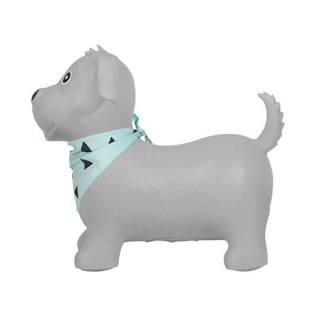 Animal sauteur gonflable Blanc - licorne+Gris - chien+Gris - poney+Gris clair - élan+Gris foncé - lapin+Noir - vache+Pistache - dino+Sable - hippo 11 - vertbaudet enfant 