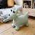 Animal sauteur gonflable Blanc - licorne+Gris - chien+Gris - poney+Gris clair - élan+Gris foncé - lapin+Noir - vache+Pistache - dino+Sable - hippo 36 - vertbaudet enfant 