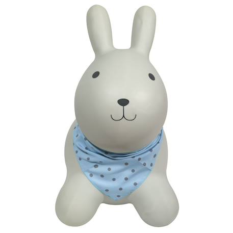 Animal sauteur gonflable Blanc - licorne+Gris - chien+Gris - poney+Gris clair - élan+Gris foncé - lapin+Noir - vache+Pistache - dino+Sable - hippo 27 - vertbaudet enfant 